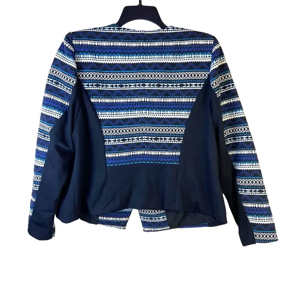 Lane Bryant‎ Tribal Print Jacket Women's 20 Swing Aztec Geometric Career Wear - Picture 4 of 9